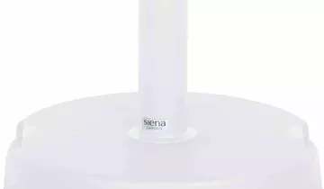 Siena Garden Schirmständer 30 kg, Ø 40x11 cm weiß Kunststoff