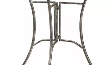 Siena Garden Felina Anstelltisch 69x35x71cm Eisen/Naturstein-Mix 