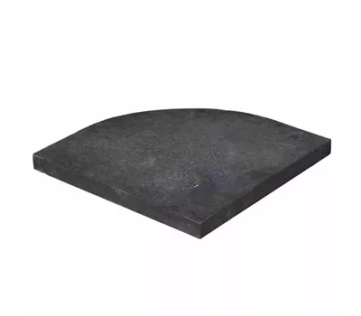 Siena Garden Celona Platte 22,5 kg 55 x 49 x 4 cm schwarz