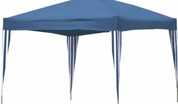 Siena Garden Faltpavillon quadratisch 300x300 cm weiß/blau