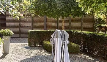 Siena Garden Faltpavillon quadratisch 300x300 cm weiß/blau