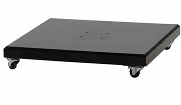 Siena Garden Schirmständer inkl. Rollen Ferona 90 kg, 76x76x13 cm schwarz