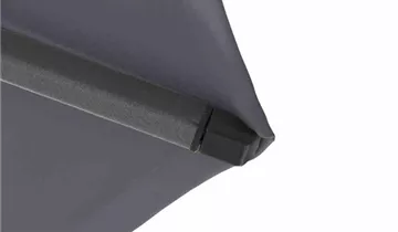 Siena Garden Avio Schirm Ø350 cm anthrazit / anthrazit Aluminium 