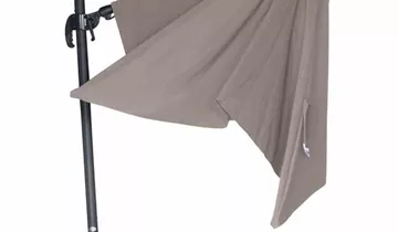Siena Garden Ampelschirm Eagle N+, 270x270 cm anthrazit/taupe