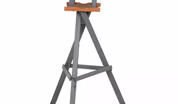 Siena Garden Vogelfutterhaus, 44x34x37 cm, hellbraun und braun Fichtenholz