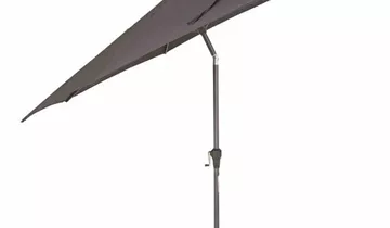 Siena Garden Avio Mittelstockschirm Ø 250cm anthrazit/anthrazit