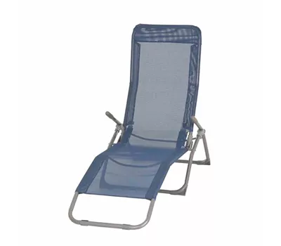 Bäderliege klappbar blau Stahl