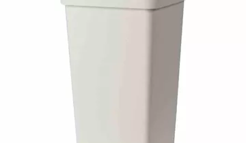 Euro3plast Pflanzkübel mit Pflanzeinsatz 37 cm weiß