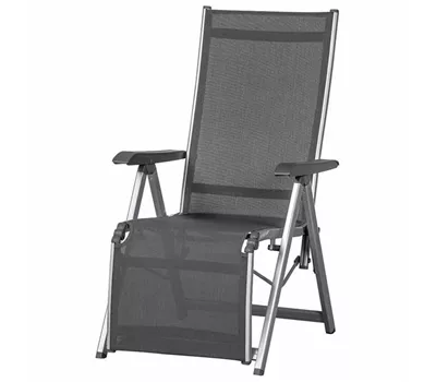 Kettler Relaxsessel Basic Plus Silber-Anthrazit
