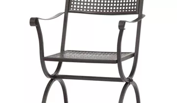 MBM Gartenstuhl Romeo 55 cm x 65 cm x 90 cm marrone Eisen 