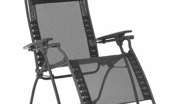Lafuma Klappliege Futura Batyline 83 cm x 71 cm x 113 cm schwarz