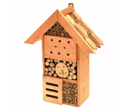 H.G-Vogel Insektenhotel 32x27x11cm Erlenholz/Bambus