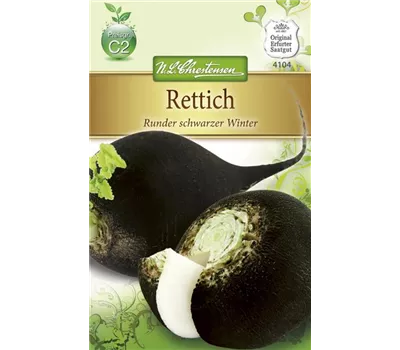 Rettichsamen 'Runder Schwarzer Winter'