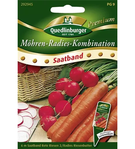 Möhren-Radies-Kombination-Samen