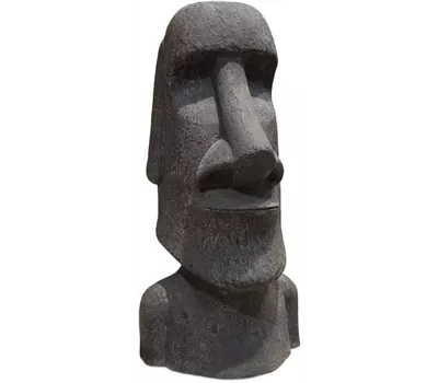 fleur ami MOAI Skulptur
