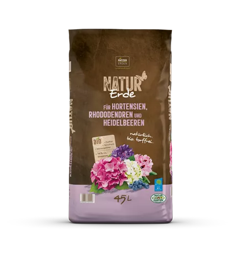 NATUR Erde für Hortensien, Rhododendren und Heidelbeeren