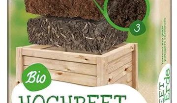 Torfreduzierte Spezialerde für den Einsatz als oberste Schicht im Hochbeet
