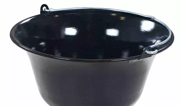 Gulaschkessel 22L schwarz Emaille