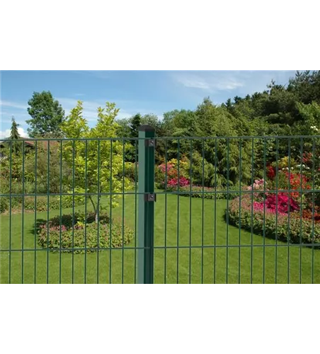 Doppelstabmattenzaun 83 x 251 cm, moosgrün, 8/6/8, Standard