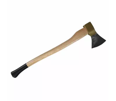 Siena Garden Holzaxt 1400g 70 cm silber/gold/Eschenholz, Stahl 