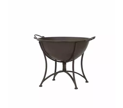 Siena Garden Feuerschale Antik mit klappbarem Fuß, 64,5x53,5x48,5cm rostbraun 