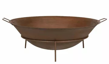 Siena Garden Feuerschale Rusty aus Gusseisen Ø 61x26,5 cm braun