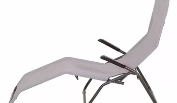 Siena Garden Kippliege Textilbezug 144 x 72,5 x 103,5 cm anthrazit