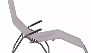 Siena Garden Kippliege Textilbezug 144 x 72,5 x 103,5 cm anthrazit