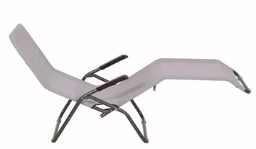 Siena Garden Kippliege Textilbezug 144 x 72,5 x 103,5 cm anthrazit