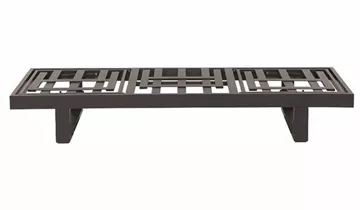 Siena Garden Avenia Loungbank 3-Sitzer anthrazit / taupe Aluminium