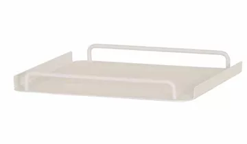 Siena Garden Bali Tablett 50 x 50 x 3,8 cm matt weiß Aluminium