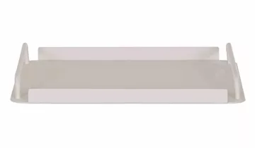 Siena Garden Bali Tablett 50 x 50 x 3,8 cm matt weiß Aluminium