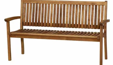 Siena Garden Paleros 3-Sitzer Bank 150cm Akazie geölt 
