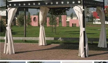 Siena Garden Seitenteile zu Pavillon Korfu natur 